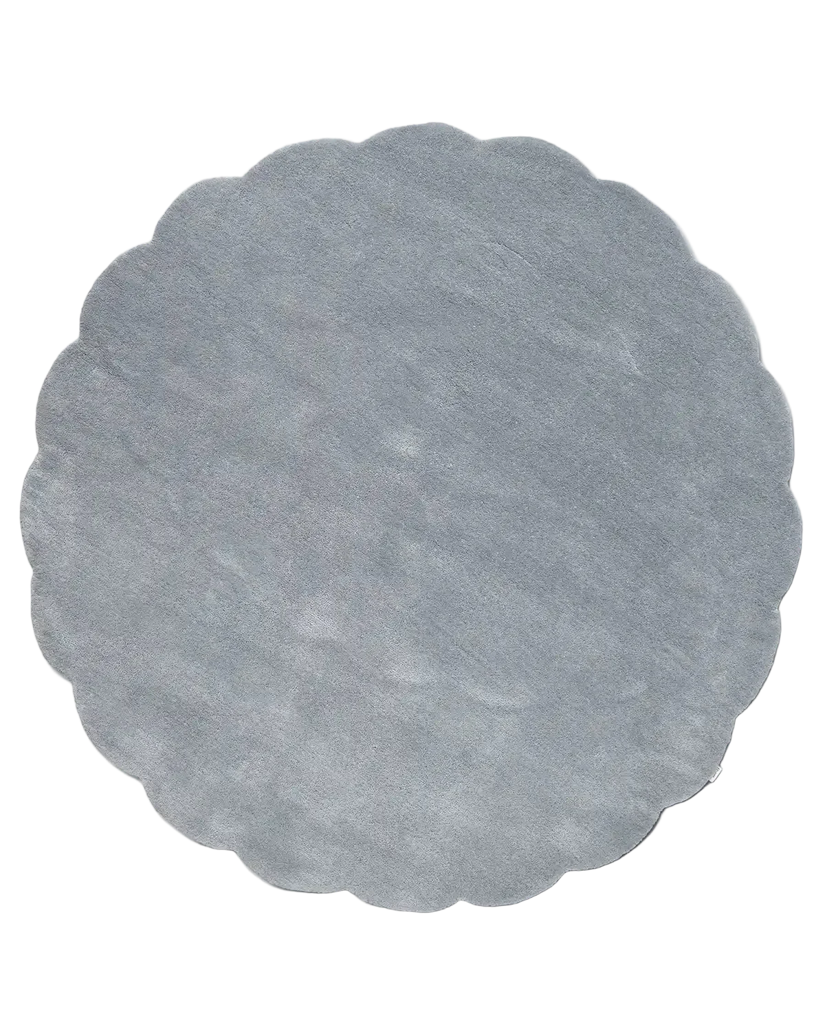 Shell Wool Rug, Blue,  Ø 120 cm