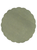 Shell Wool Rug, Green,  Ø 120 cm