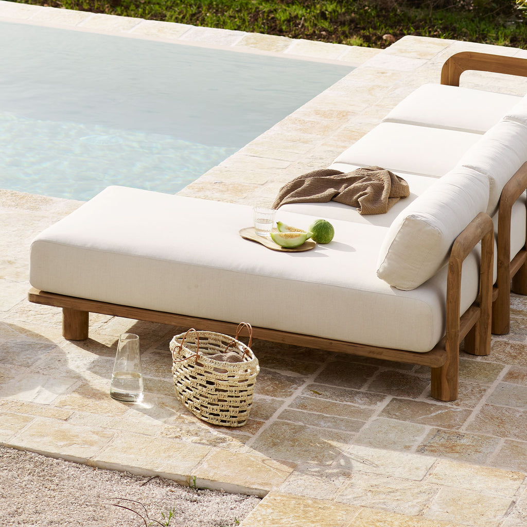 BARU TEAK MODULE | RECYCLED TEAK | LONG 90 x 160 CM