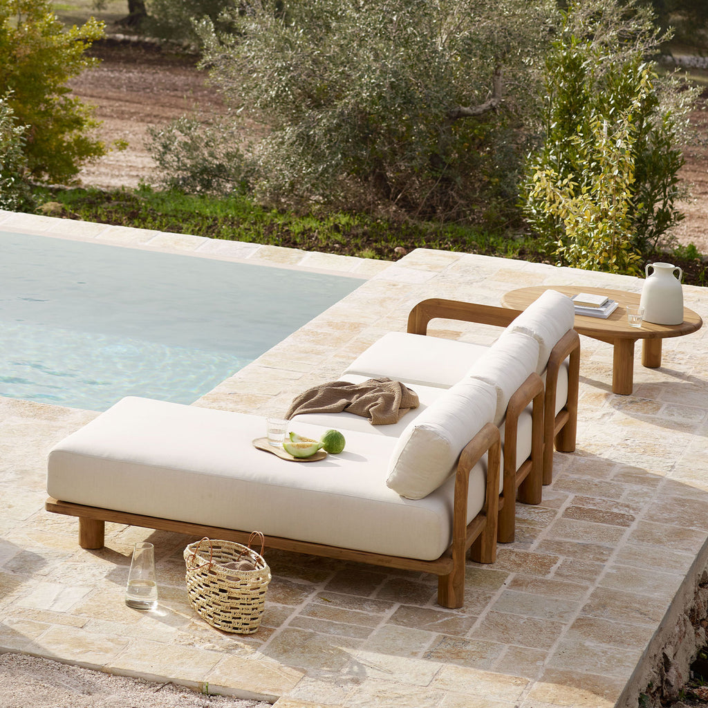 TEAK MODULE | RECYCLED TEAK | LONG 90 x 160 CM