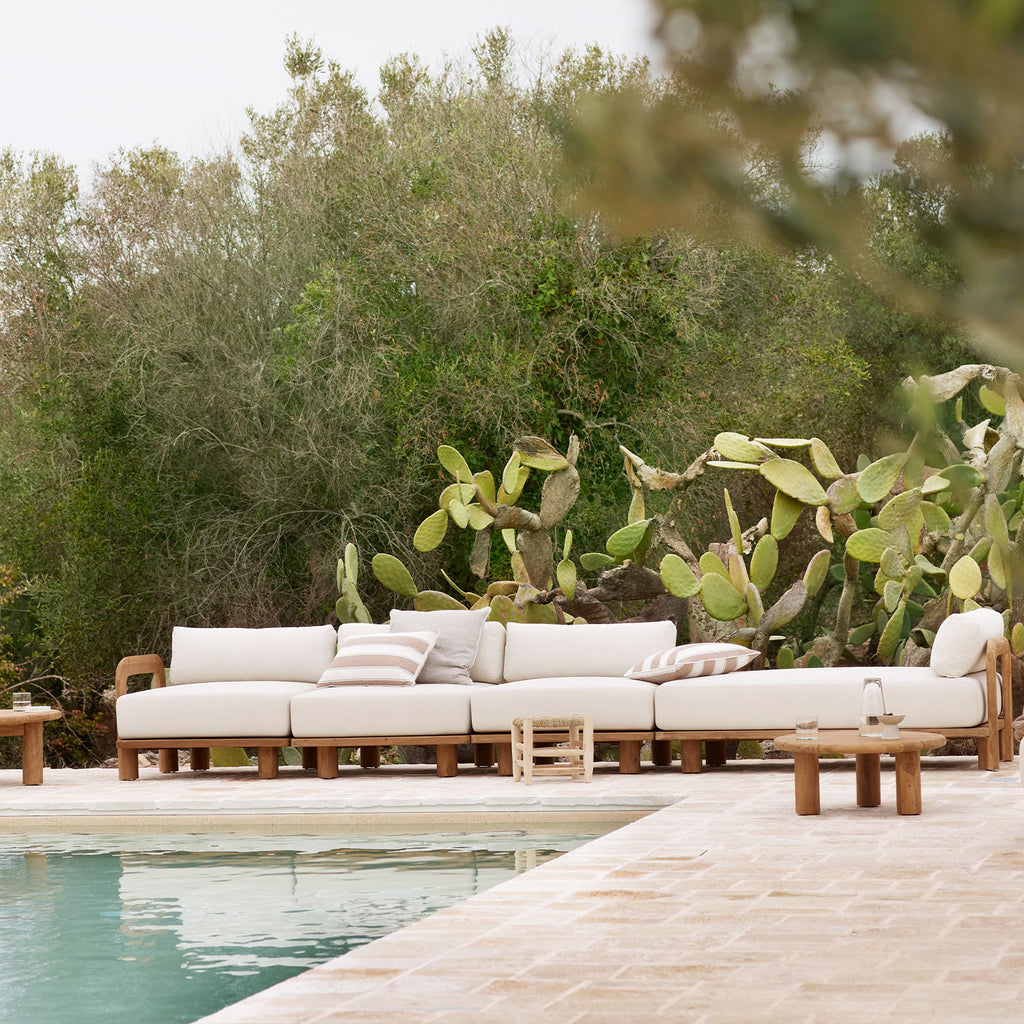 TEAK MODULE | RECYCLED TEAK 90 x 93 CM