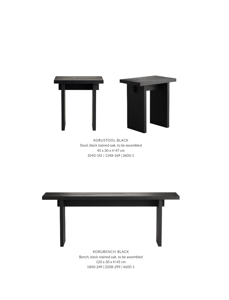 DINING TABLE | ACCOYA PINEWOOD BLACK | 240 CM