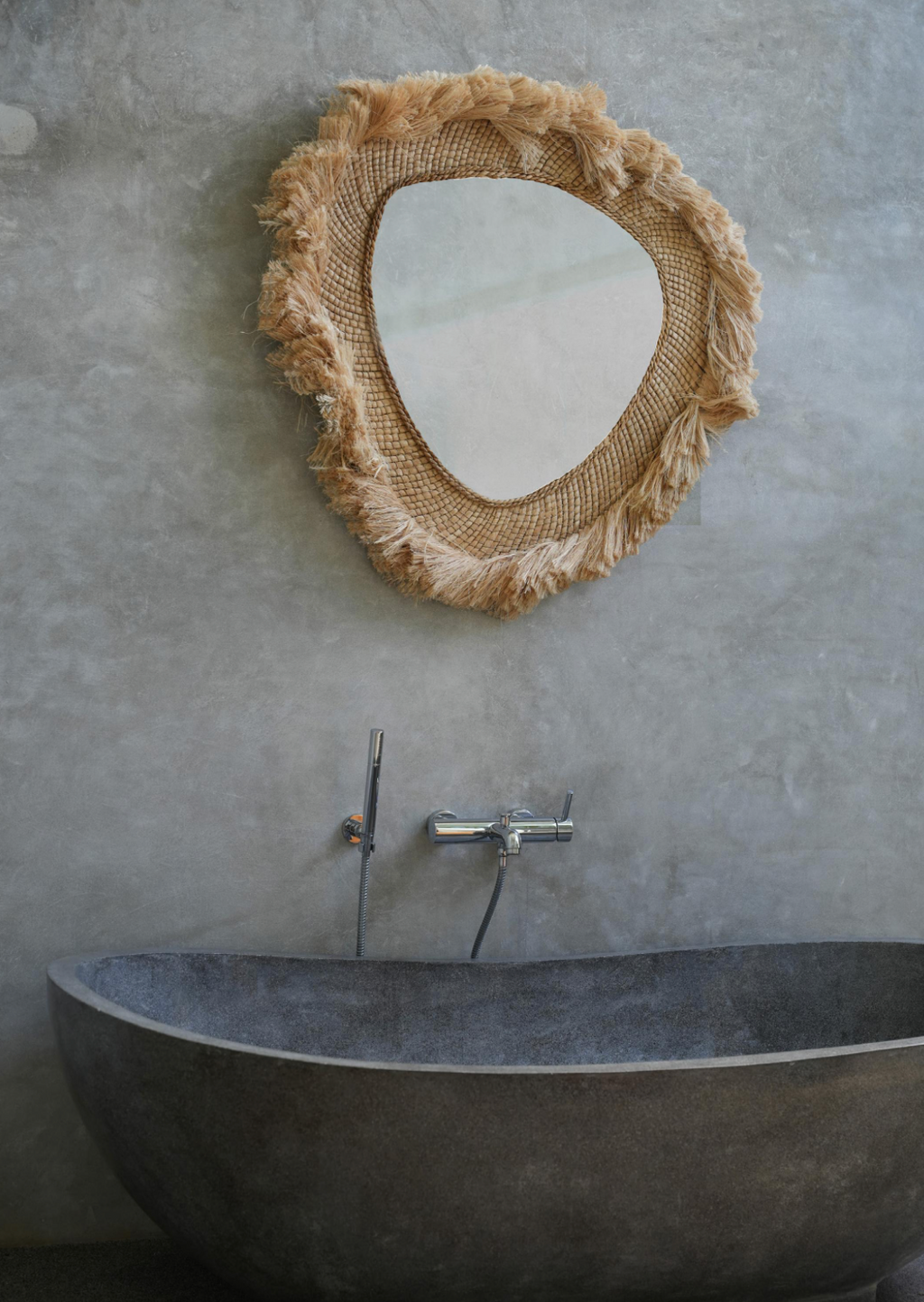 La Contessa Mirror - Natural - Ø 80 cm