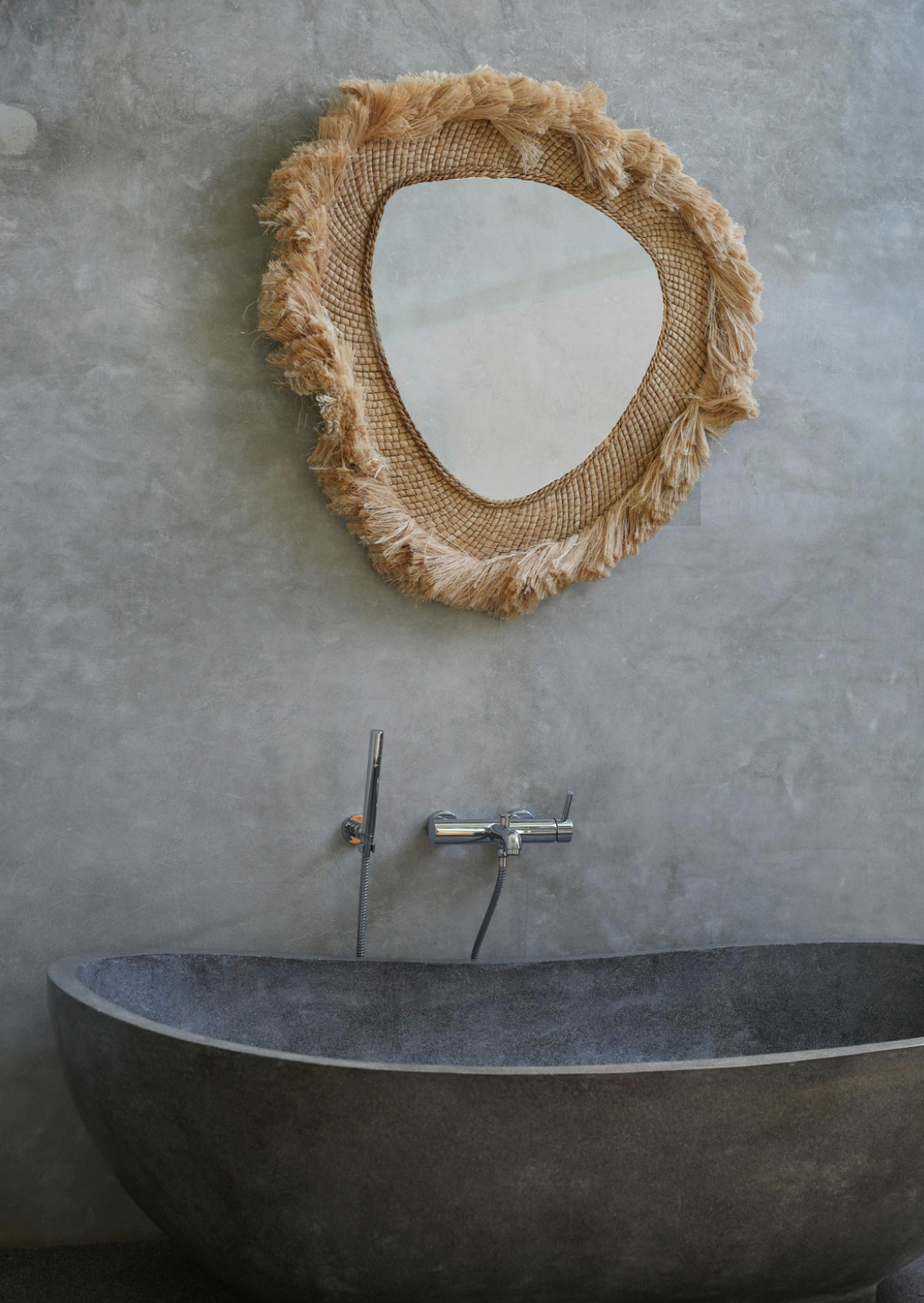 La Contessa Mirror - Natural - Ø 80 cm
