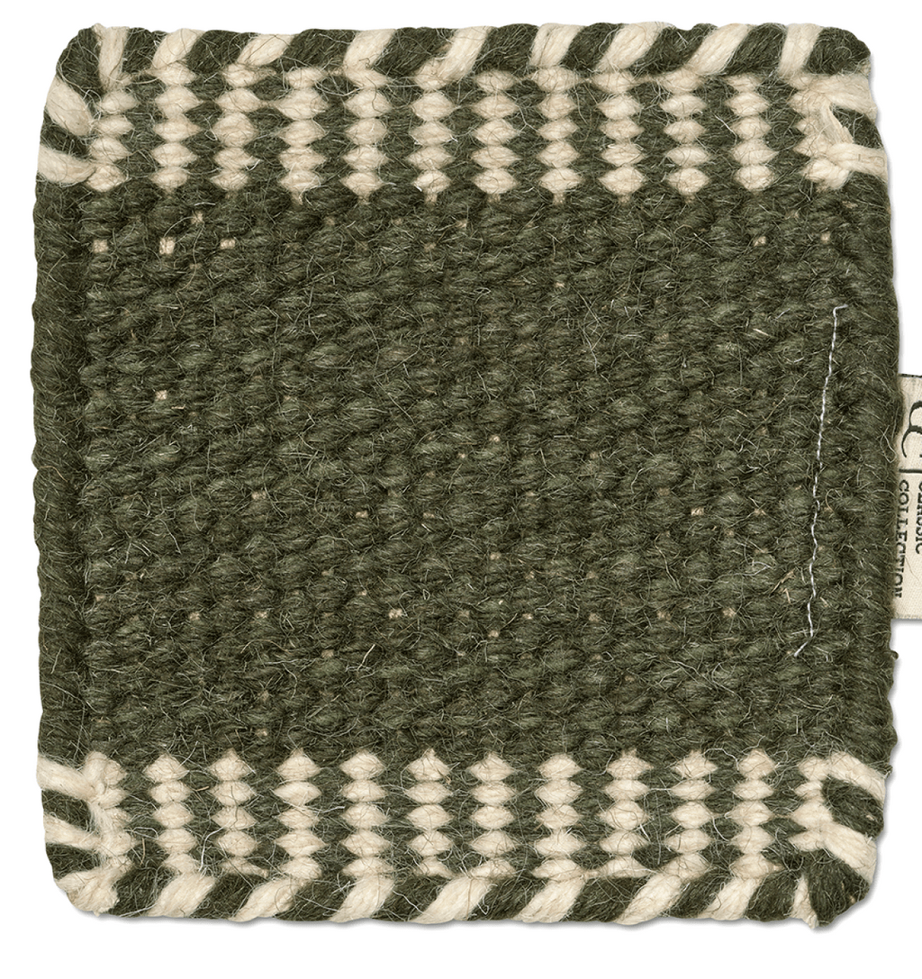 PURE WOOL RUG, FOREST GREEN, MANY SIZE