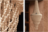 The Ocean Tower Shell Chandelier - Natural - 40 x 40, H 85 CM