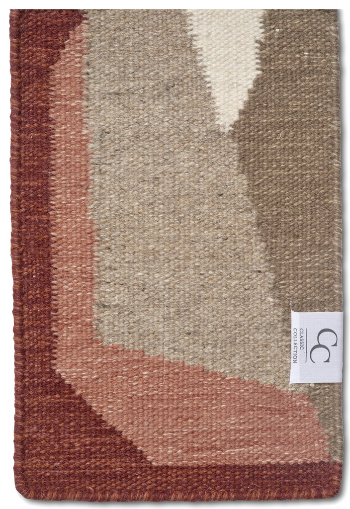 Levels Wool Rug, Coral, MANY SIZE