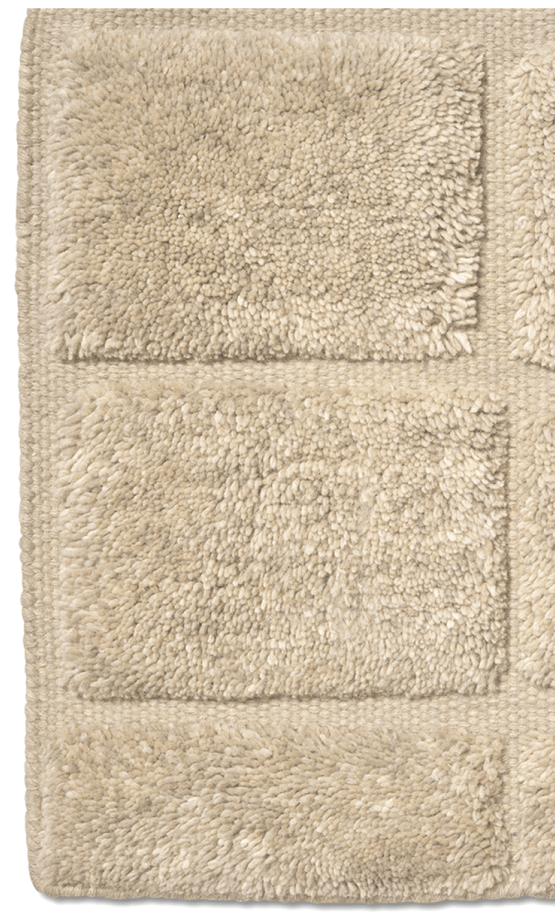 Bricks Wool Rug, Beige, MANY SIZE