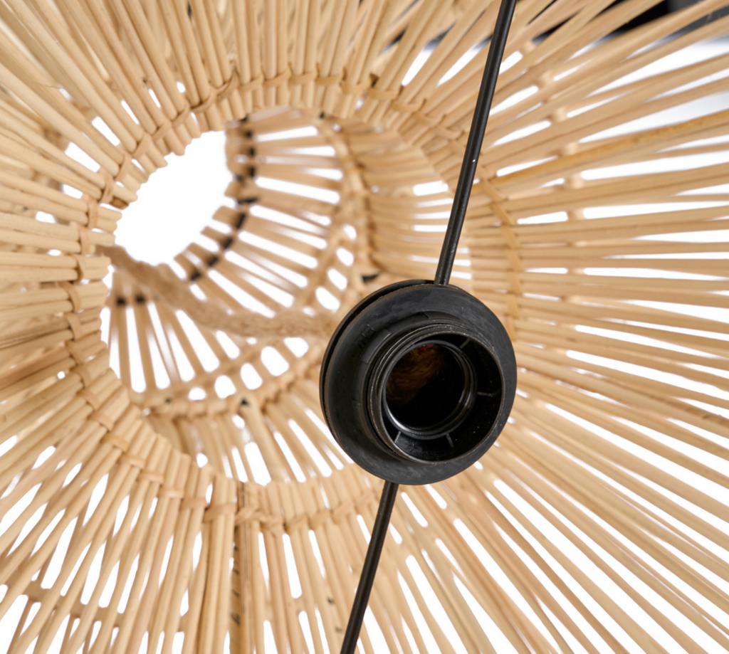 The Matcha Whisk Pendant - Natural, D 50 CM