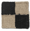 Runner Square, Wool, Black/Natural, 2 SIZE