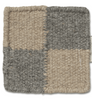 Runner Squares, Wool, Grey/Natural, 2 SIZE