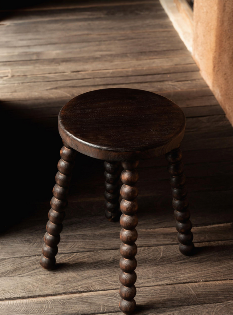 The Dango Stool - Dark Brown, 35 x 35, H 50