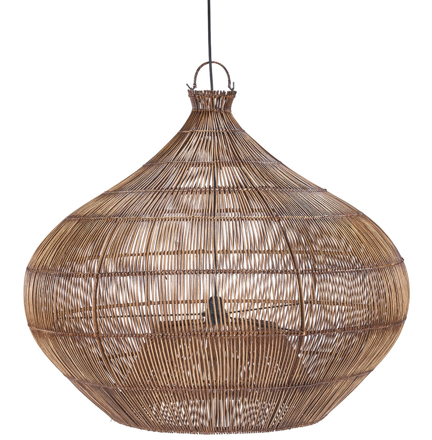 Colonial Pendant, Desert Gourd - Dark Walnut - D 80, H 70 CM
