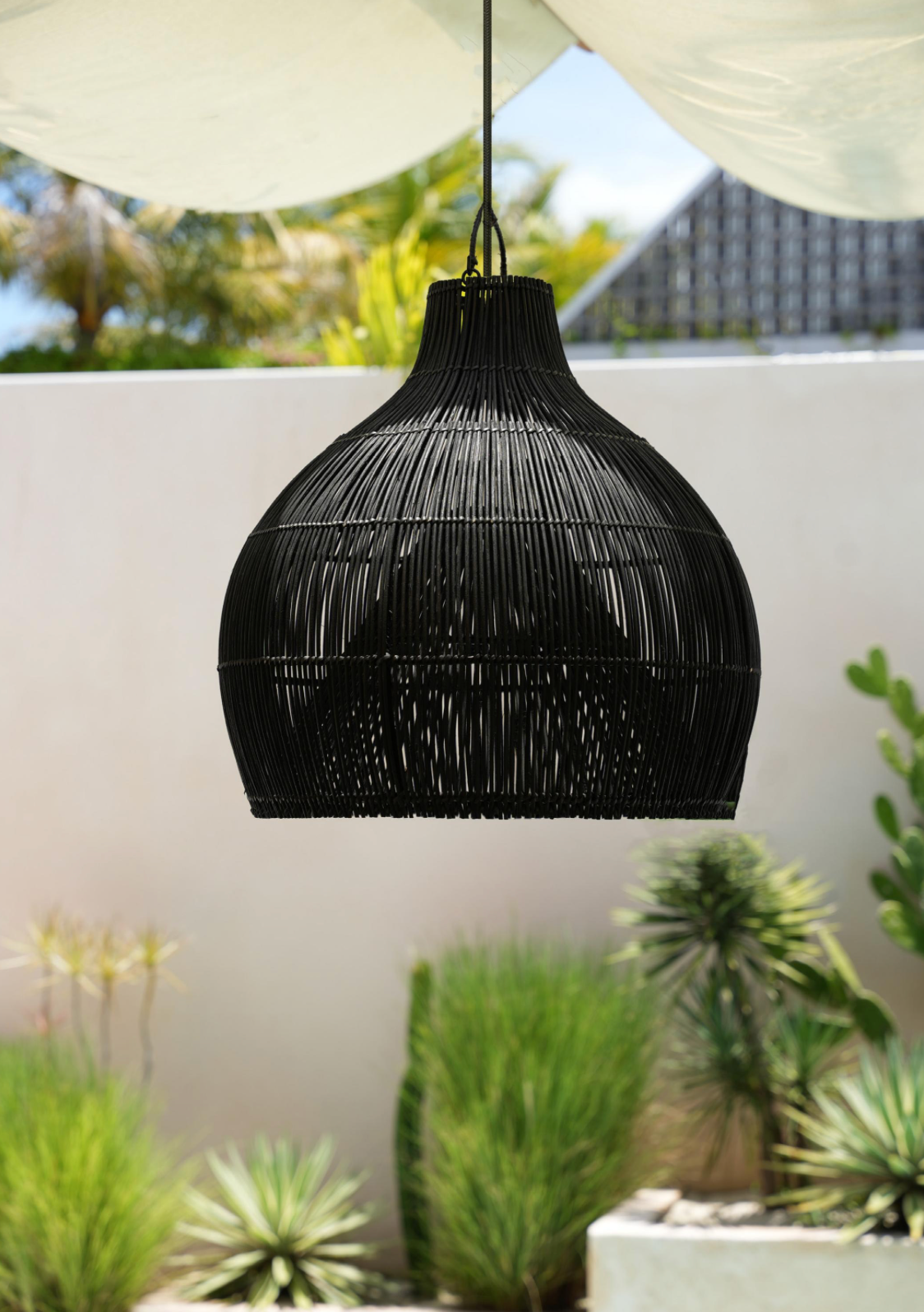 Lobster Trap Pendant - Black - Ø 55, H 55 cm