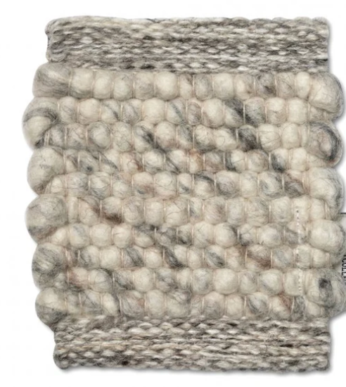 MERINO Round Wool Rug, Natural Beige