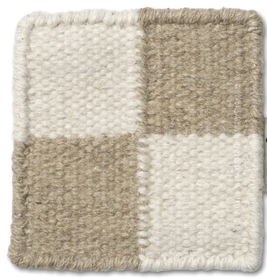 SQUARE WOOL RUG, NATURAL, MANY SIZE