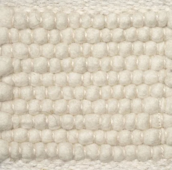 MERINO DOORMAT, WOOL, WHITE