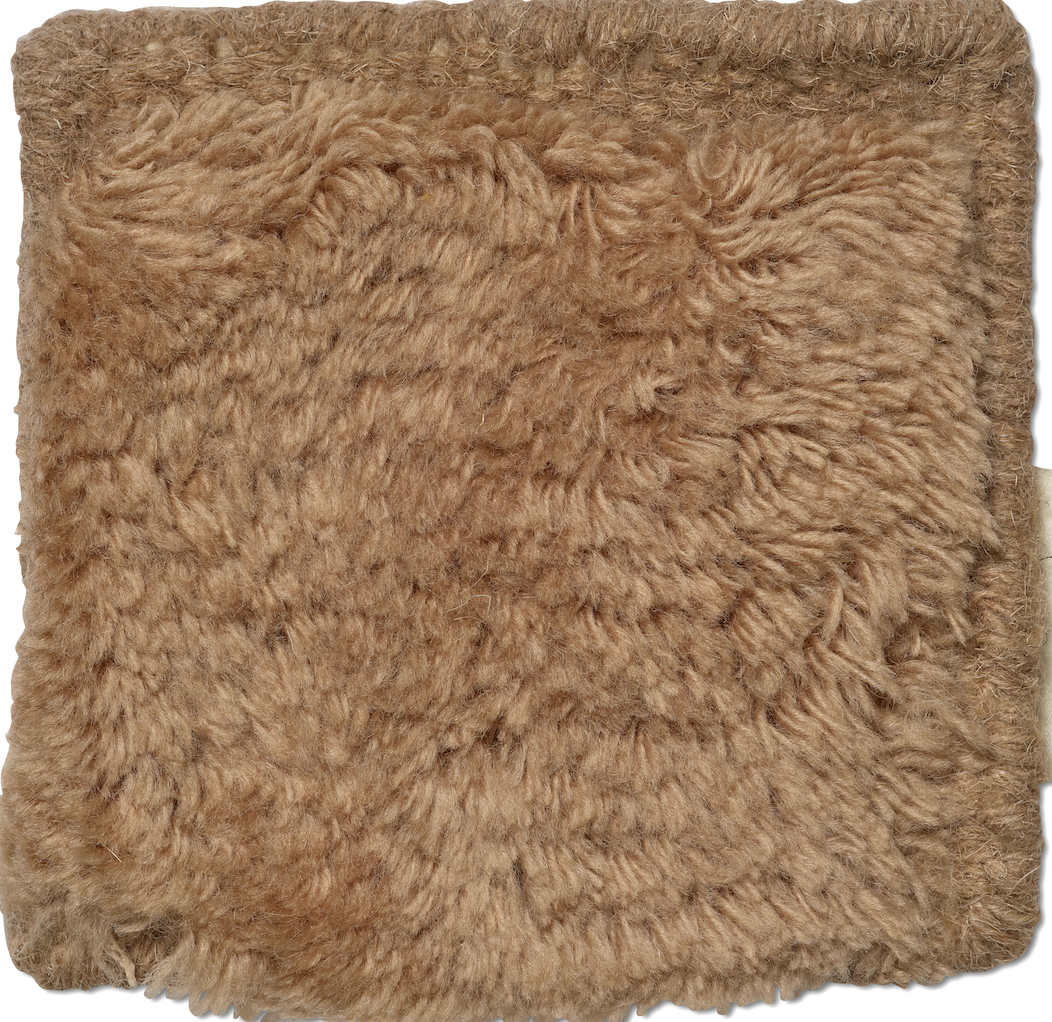 GRID WOOL RUG WHEAT, MANY SIZE