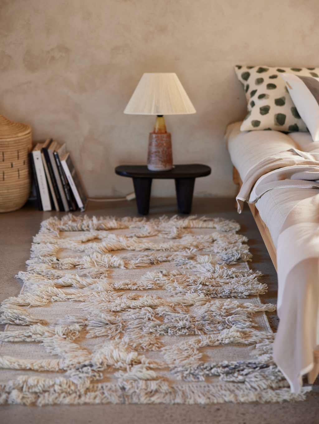 RIO RUNNER, WOOL, Ivory Melange,  80 x 150