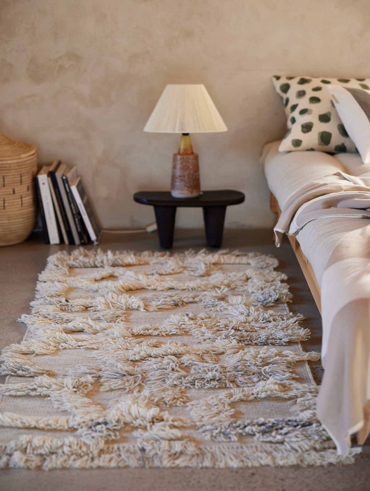 RIO RUNNER, WOOL, Ivory Melange,  80 x 150