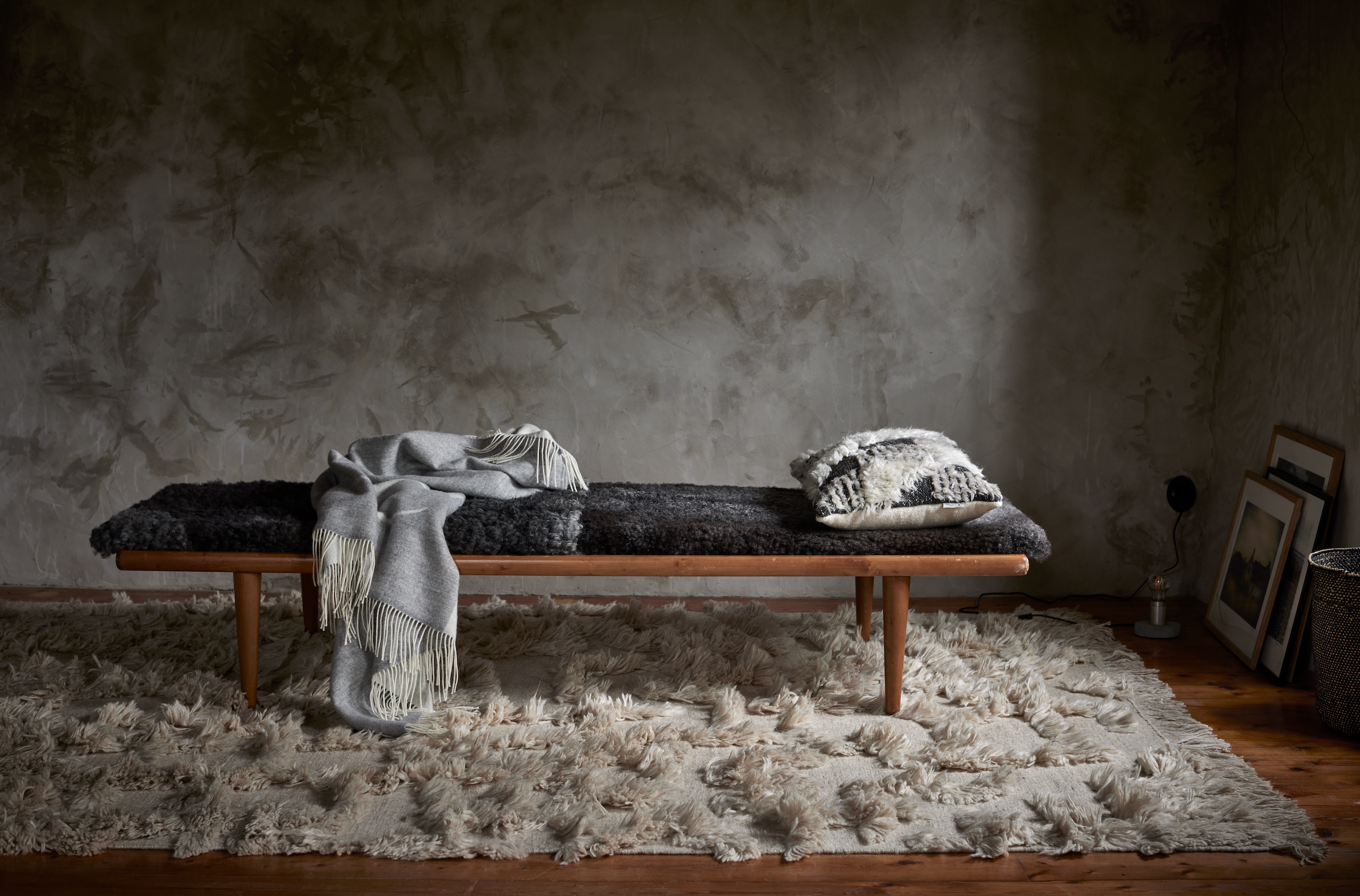 RIO WOOL RUG, Beige,  MANY SIZE