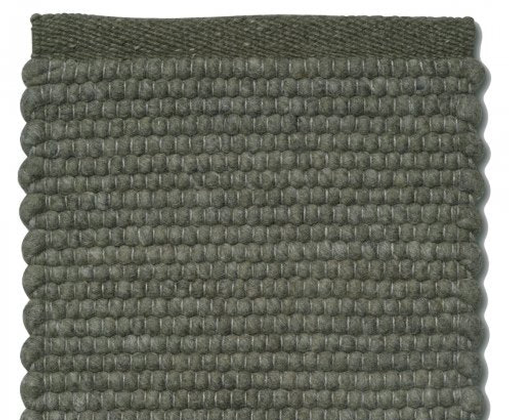 MERINO WOOL RUG, DARK GREEN