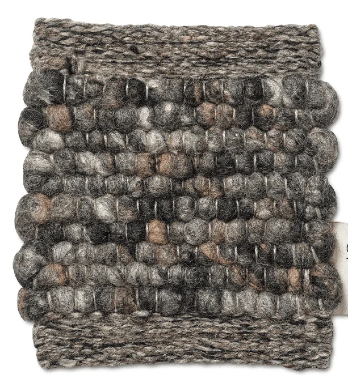MERINO WOOL RUG, GREY MELANGE