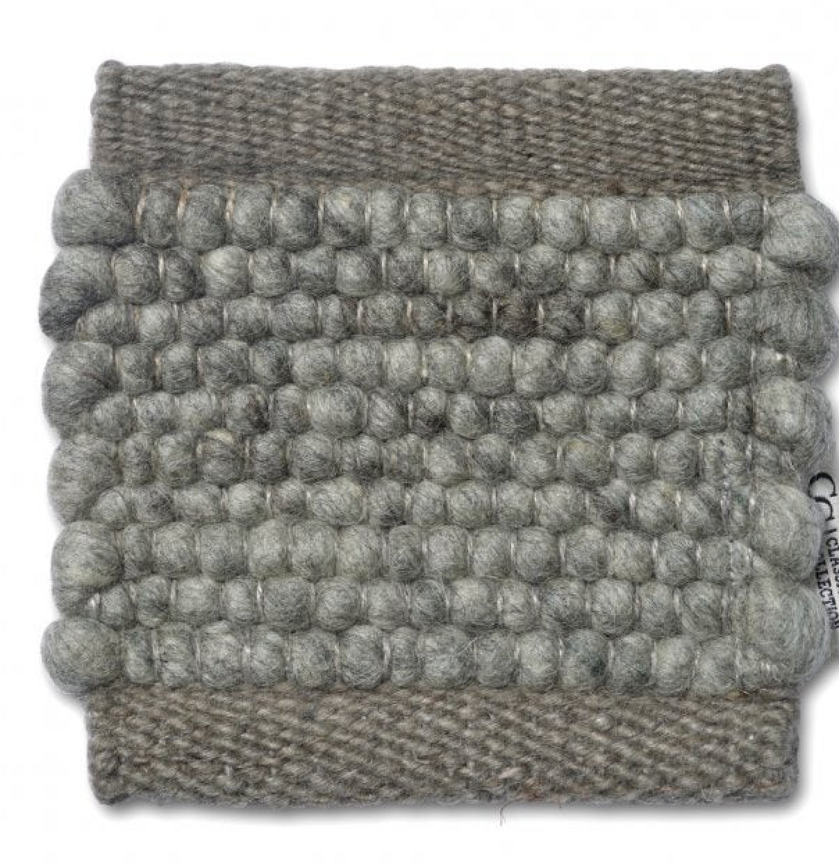 MERINO WOOL RUG, GREEN