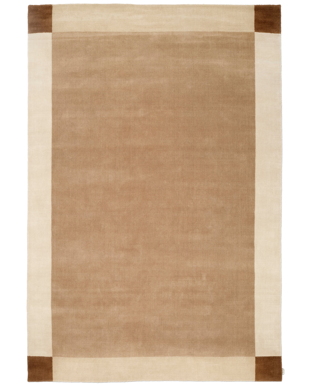 SIGNATURE FRAME RUG, CARAMEL, MANY SIZE