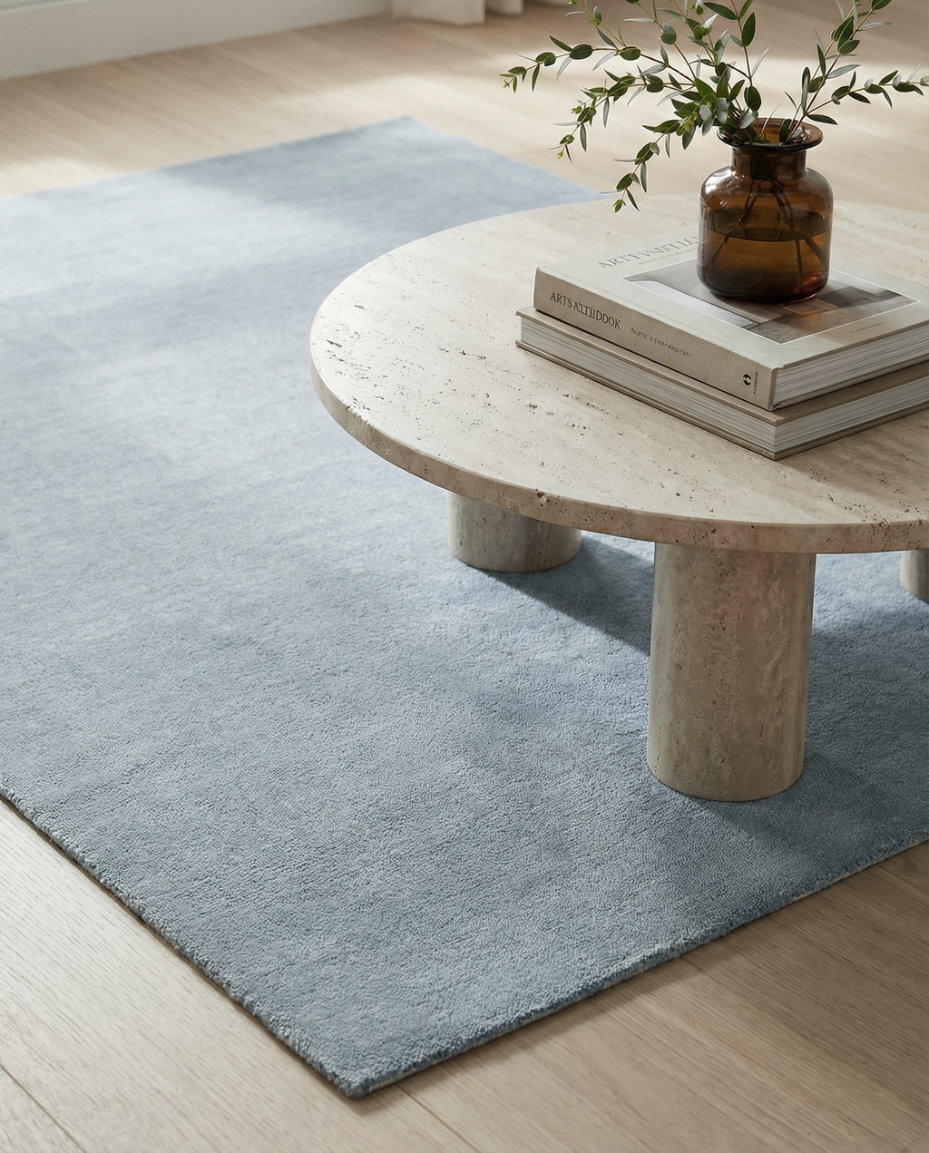 SOLID WOOL RUG - BAY