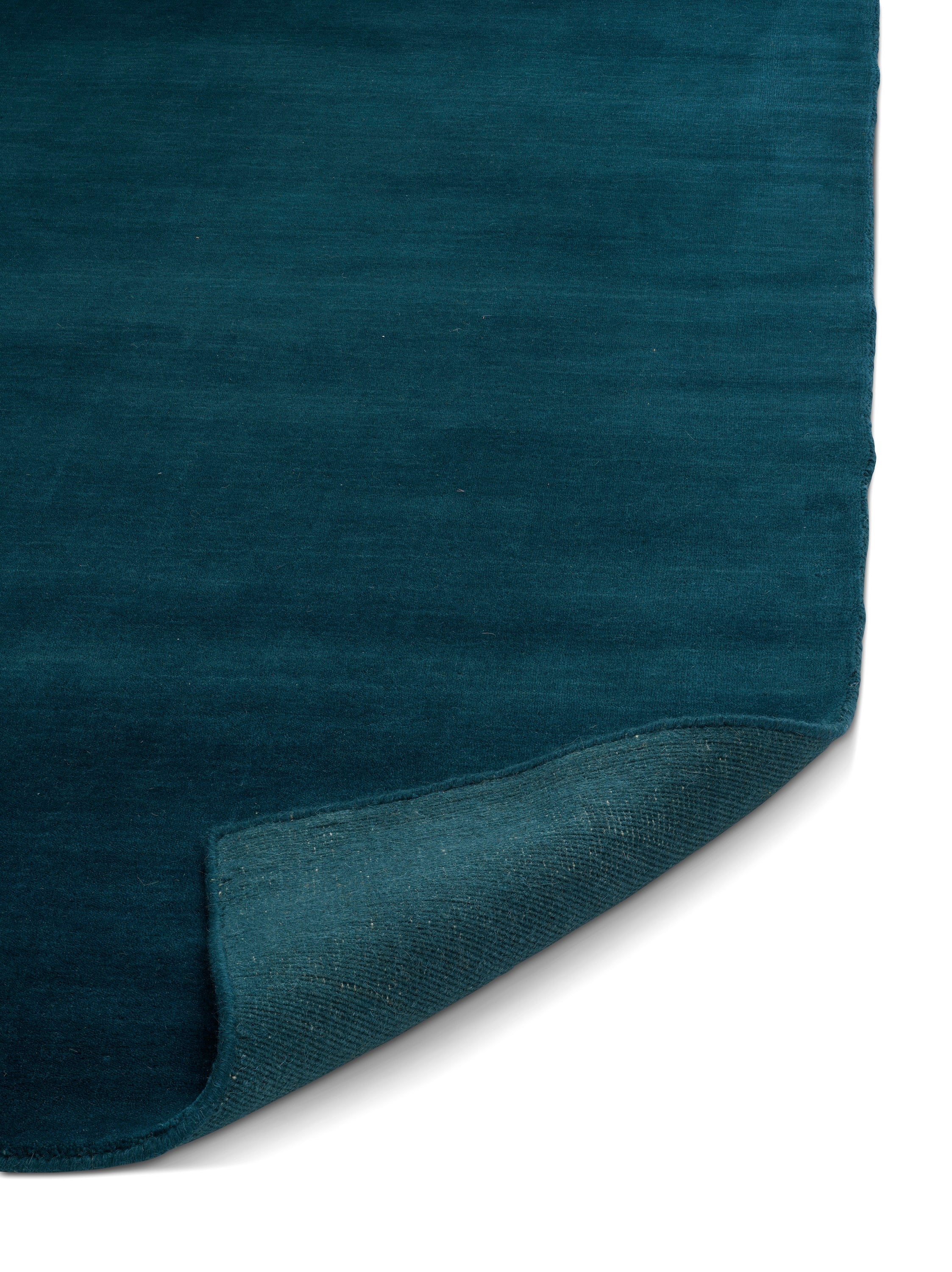 SOLID WOOL RUG - INDIGO