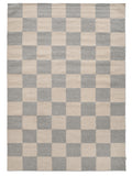 SQUARE WOOL RUG, GREY, MANY SIZE