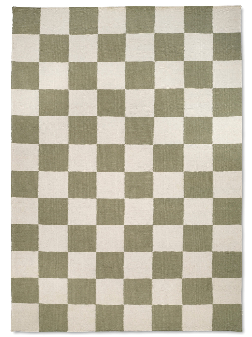 SQUARE WOOL RUG, GREEN, MANY SIZE