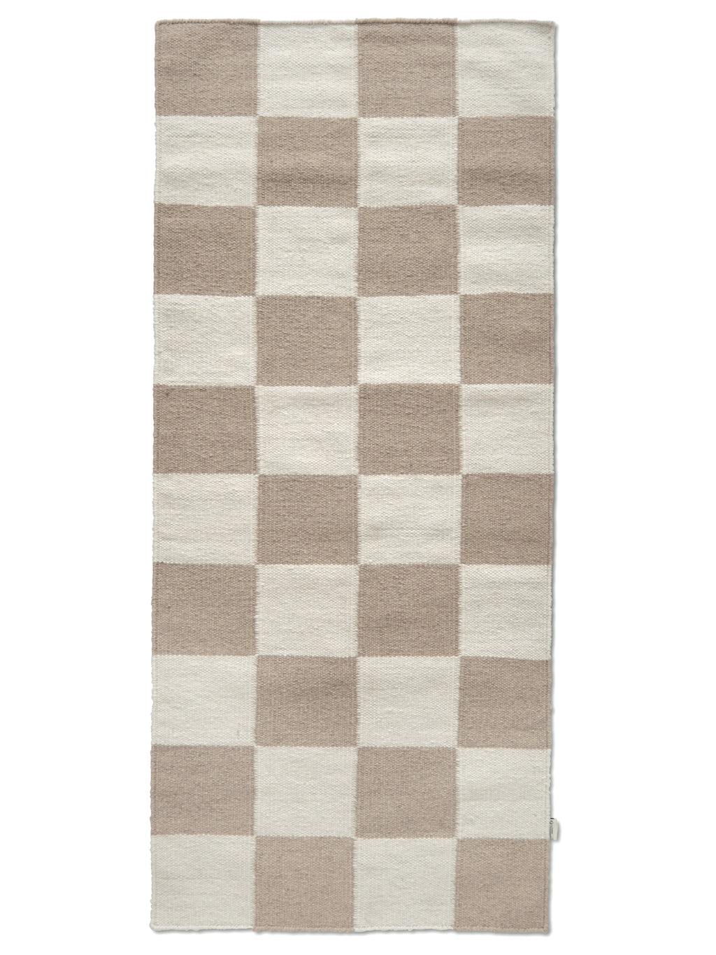 SQUARE RUNNER, WOOL, Natural