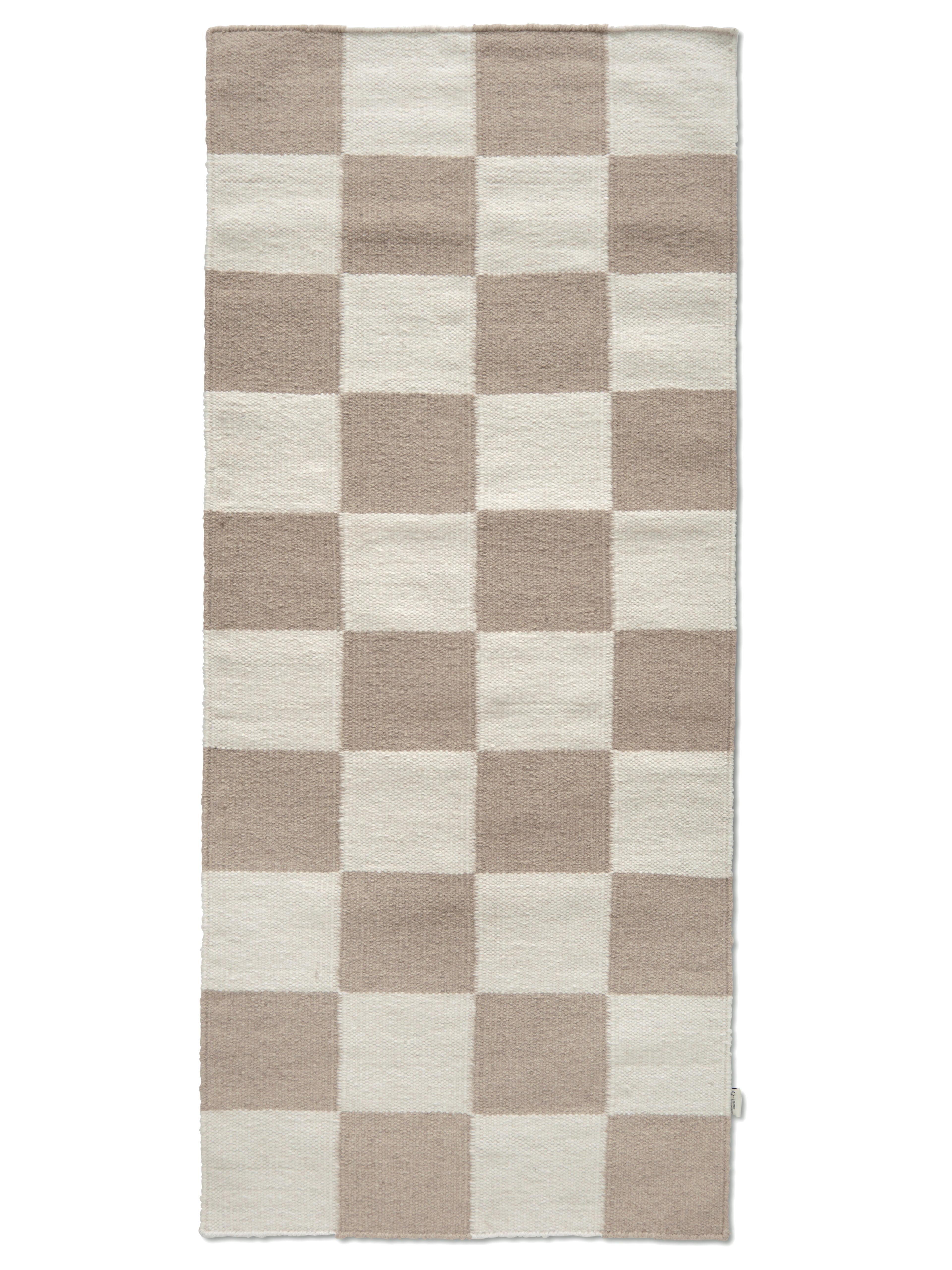 SQUARE RUNNER, WOOL, Natural