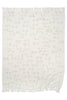 Throw Rope RIO, White, Cotton, 130 x 170 CM