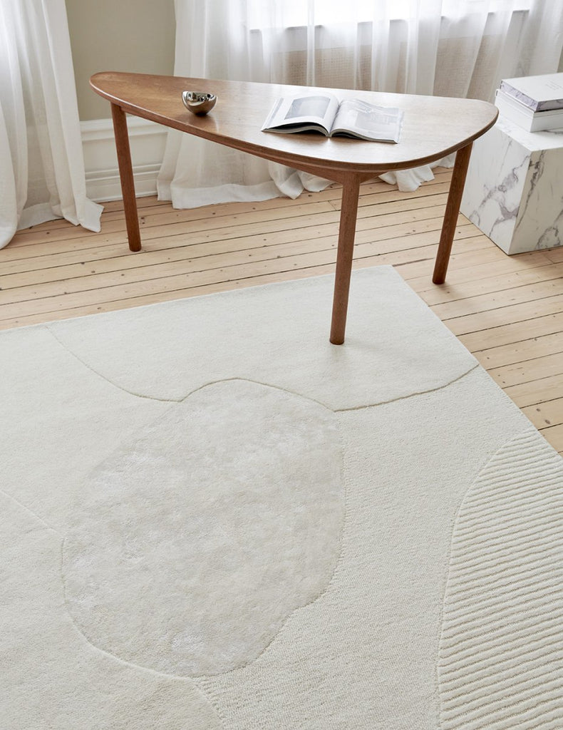 Topaz Wool Rug, Ivory, 200 x 300 CM