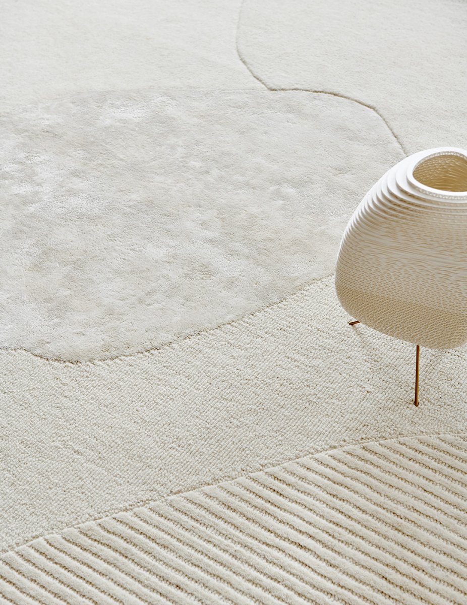 Topaz Wool Rug, Ivory, MANY SIZE