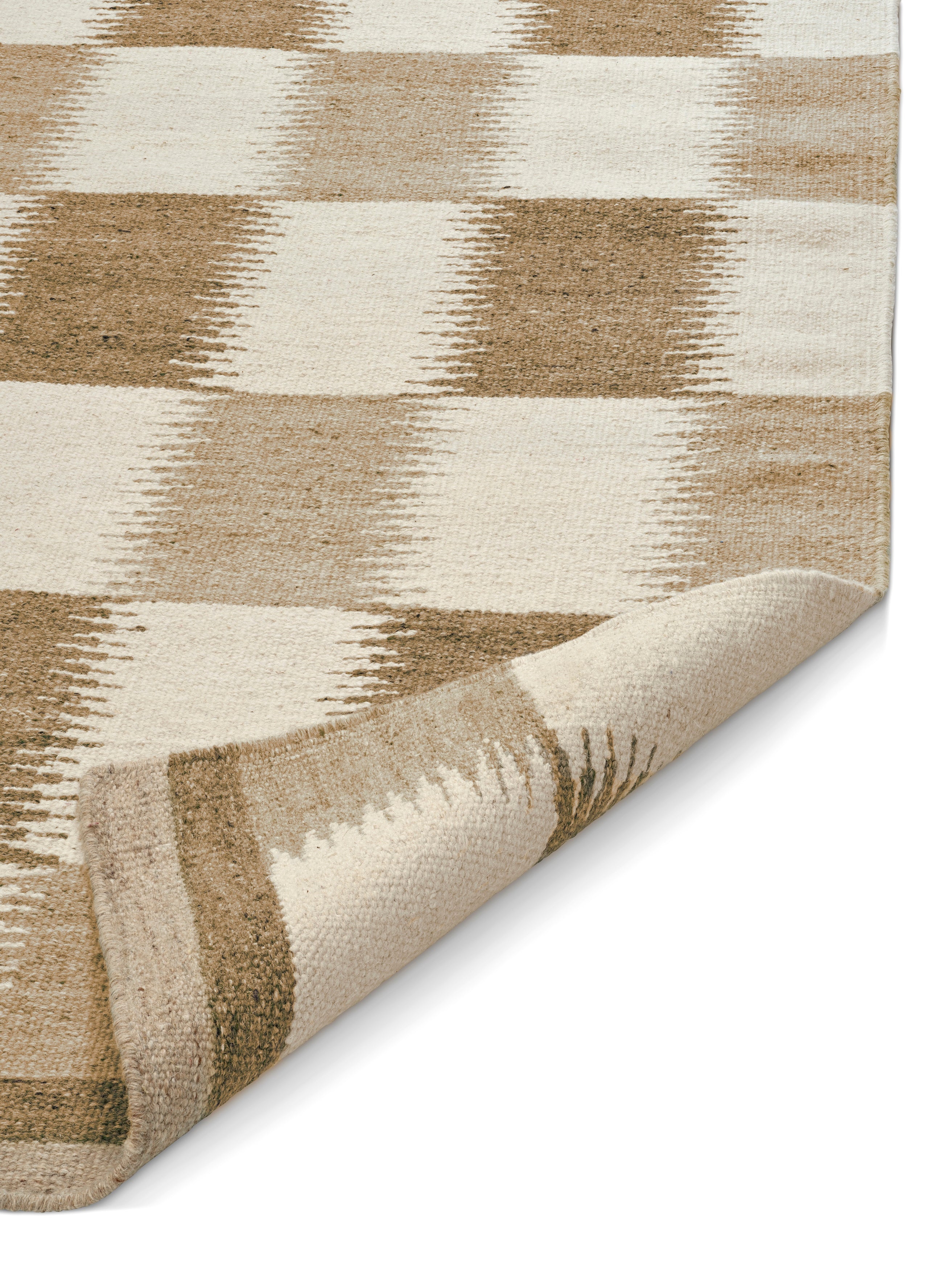 TAGEL RUNNER, WOOL, SAND,  80 x 250