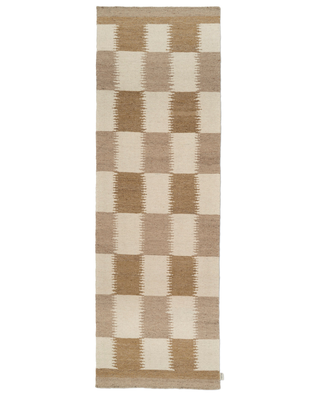 TAGEL RUNNER, WOOL, SAND,  80 x 250