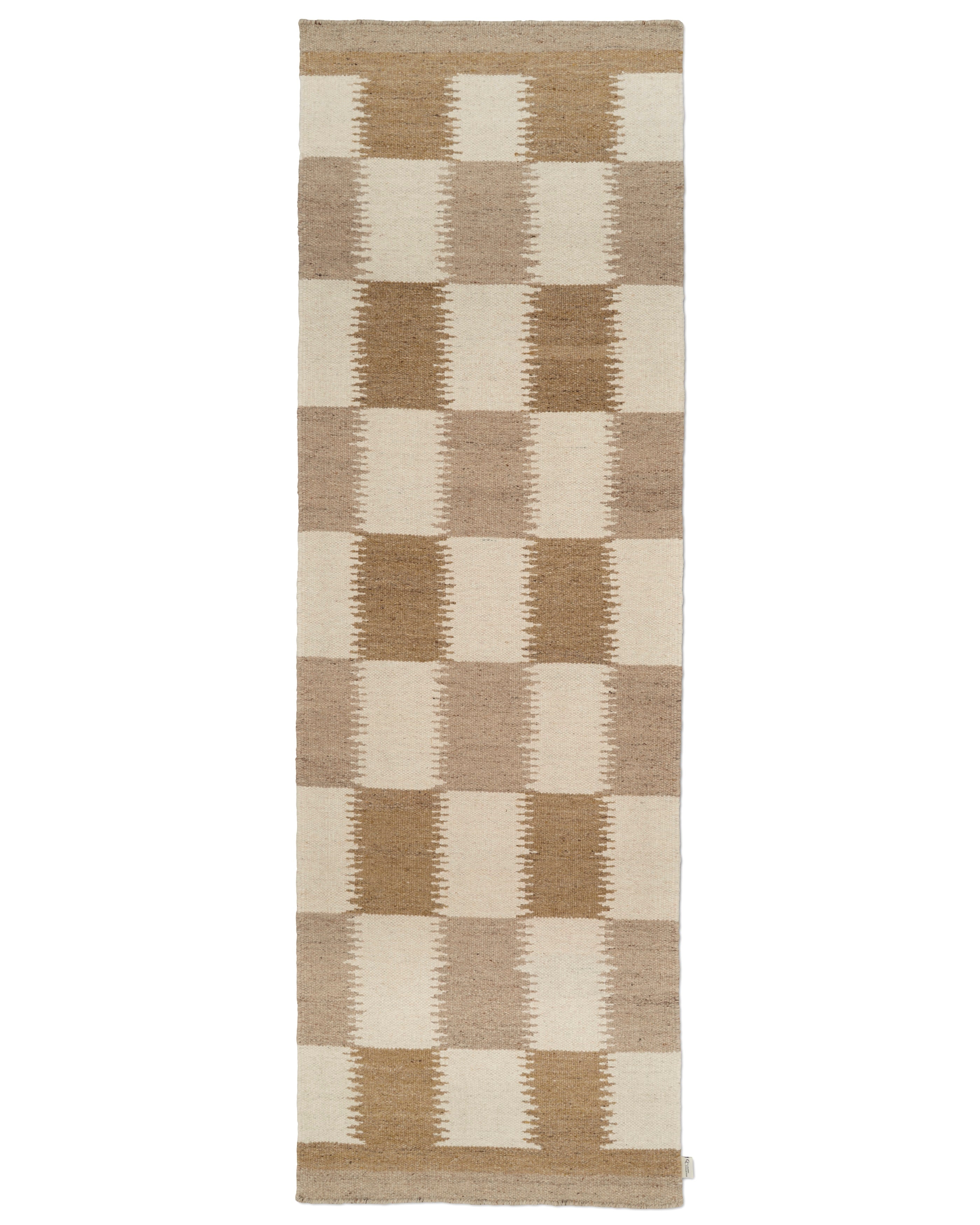 TAGEL RUNNER, WOOL, SAND,  80 x 250