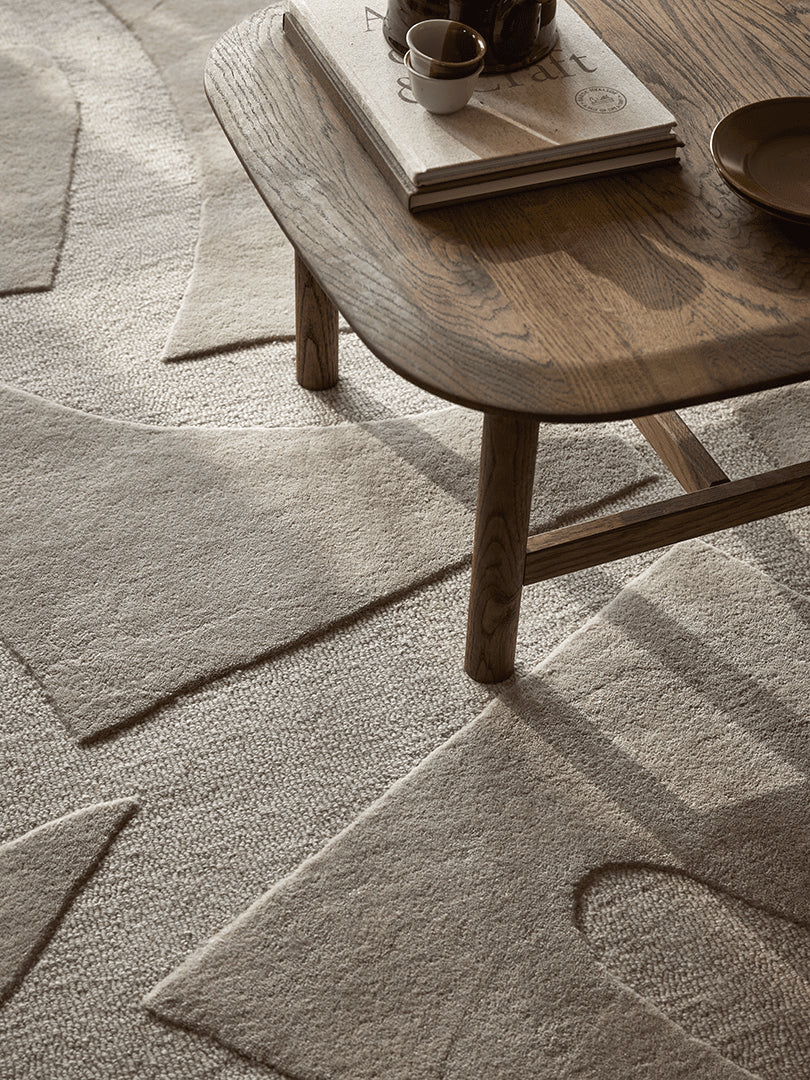 Vivid Wool Rug, Beige,  MANY SIZE
