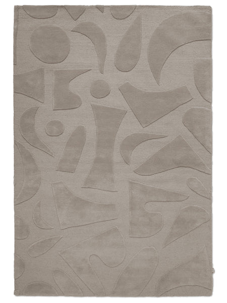 Vivid Wool Rug, Beige,  250 x 350 cm