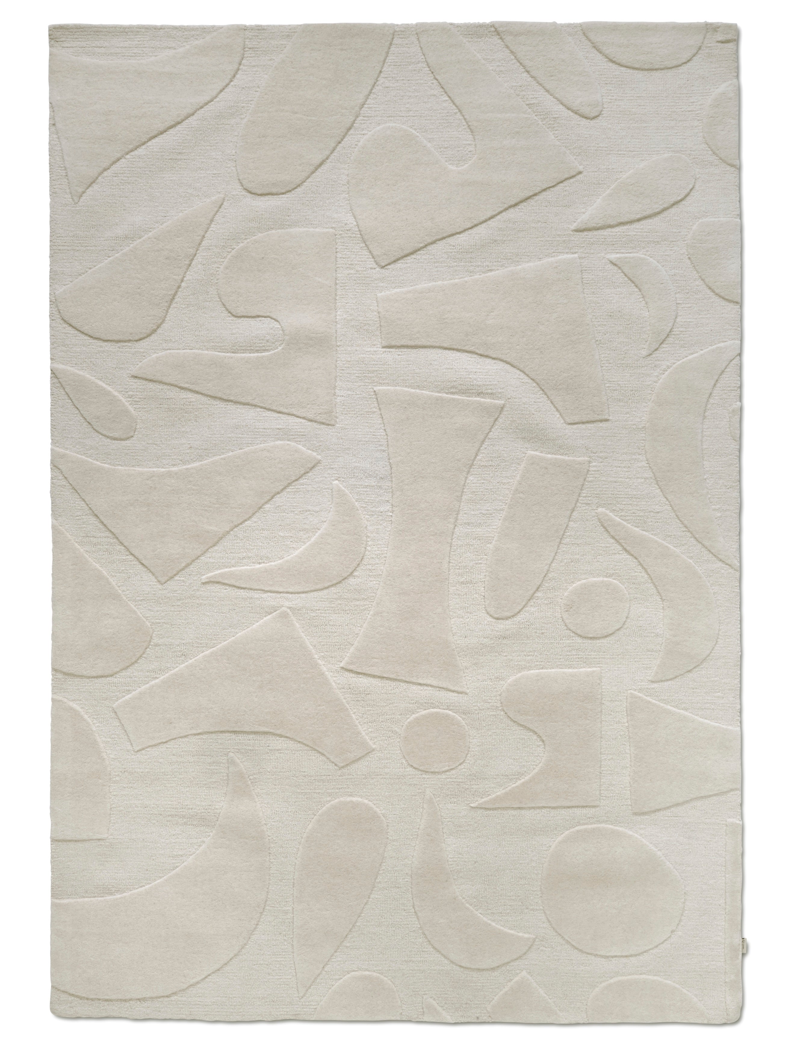 Vivid Wool Rug, Off white, MANY SIZE