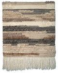 Tundra Natural handwoven wool wall hanging