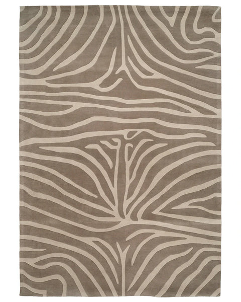 ZEBRA WOOL RUG, BEIGE, MANY SIZE