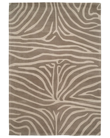 ZEBRA WOOL RUG, BEIGE, MANY SIZE