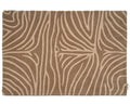 ZEBRA DOORMAT, WOOL, BEIGE
