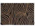 ZEBRA DOORMAT, WOOL, CHARCOAL