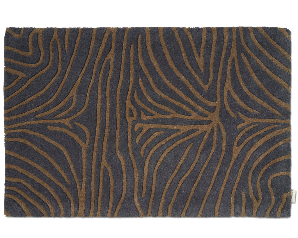 ZEBRA DOORMAT, WOOL, HORIZON